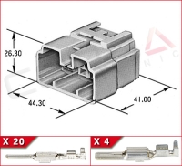 24-Way (20+4) Hybrid Kit