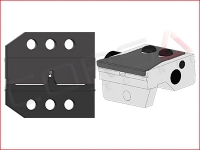 Rennsteig PEW 12 Die Set for 050 Unsealed Terminals