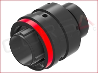 AS 22 Position Plug, Keying N = Red