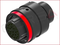 AS 22 Position Plug, Keying N = Red