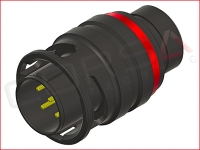 ASX 6 Position Plug, Keying N = Red