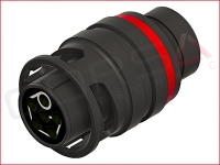 ASX 6 Position Plug, Keying N = Red
