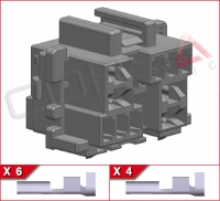 Dual Micro ISO Relay Connector Kit