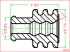 SLK 2.8 Single Wire Sealing Seal, for 5.2mm cavities