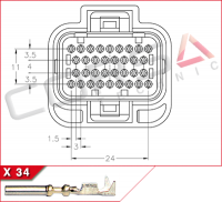 34-Way Kit (Keying 2, Double Locking)