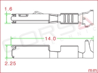 YESC KAIZEN 0.64 Unsealed Socket Terminal