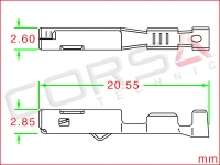 Yazaki 1.5 System Unsealed Socket Contact